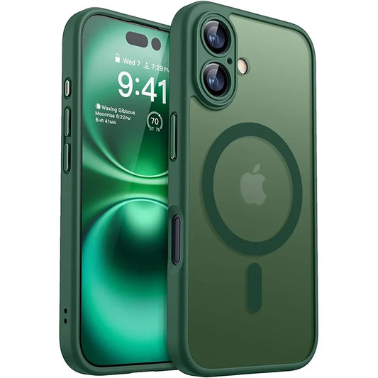 Case For iPhone Wireless Charge Cover Matte Translucent PC