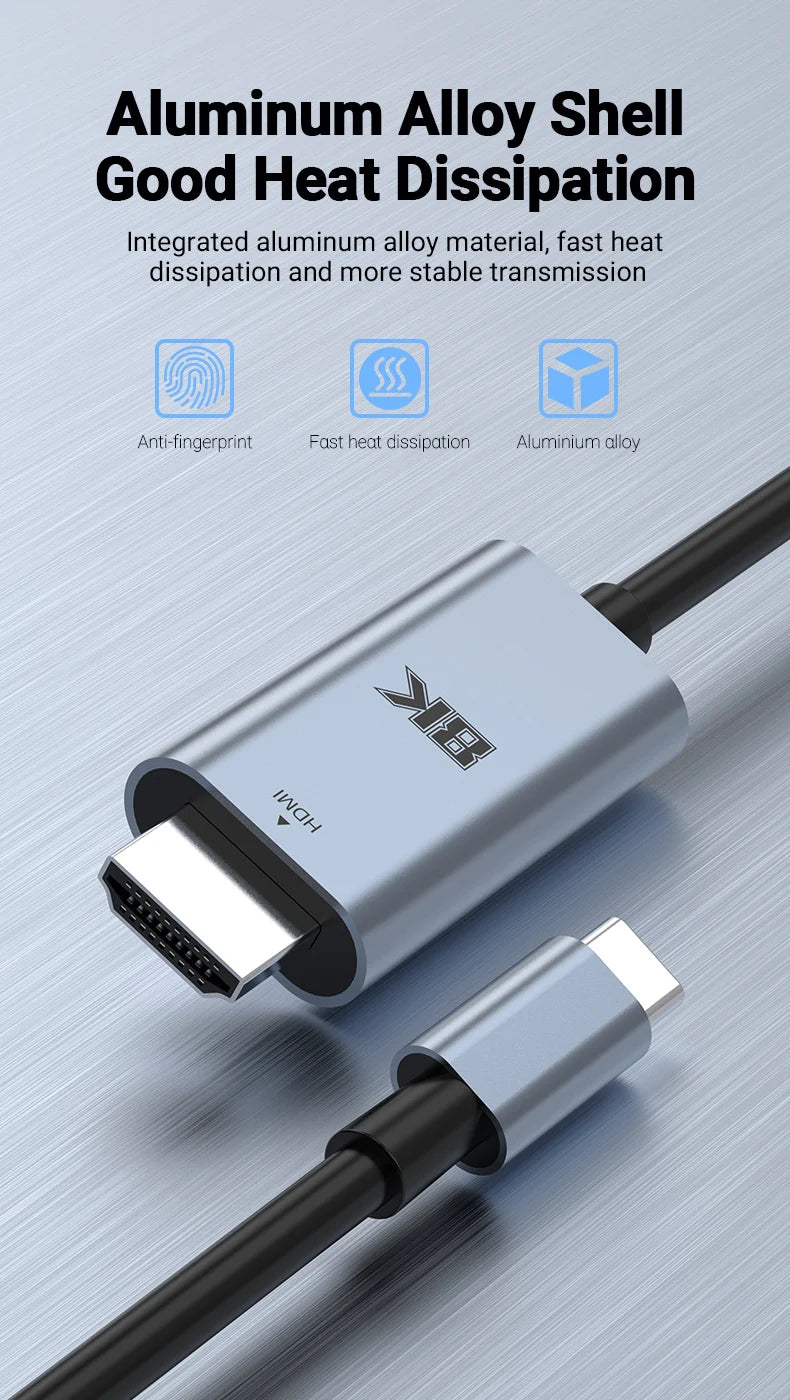 HDMI Cable Perfect for Streaming Gaming Support iPhone 15 Series Samsung S