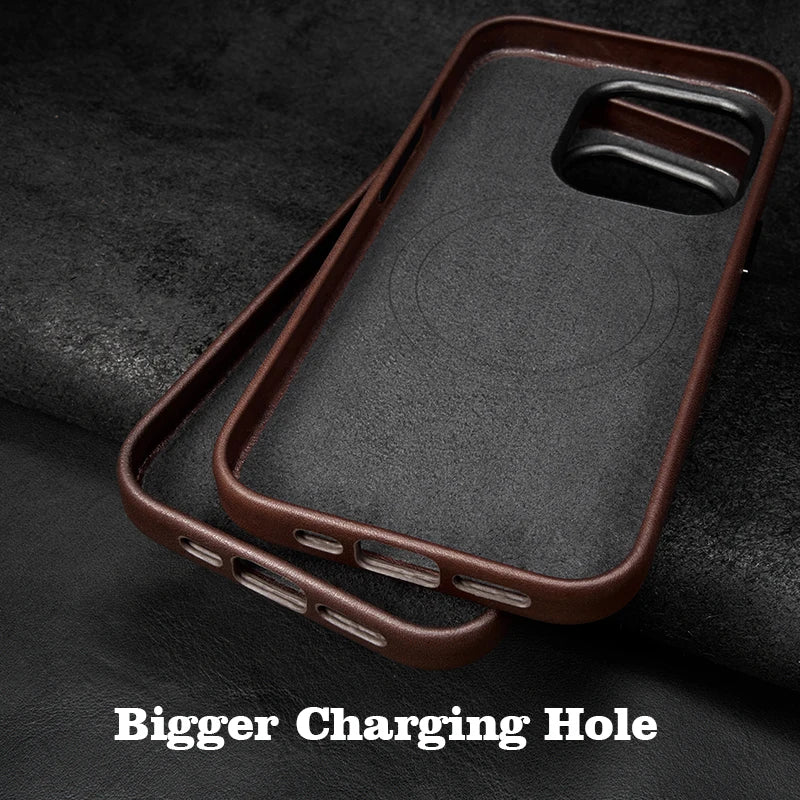 Leather Case for iPhone 16 15