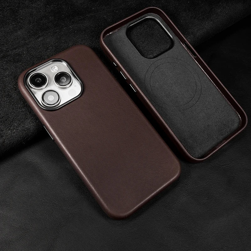 Leather Case for iPhone 16 15