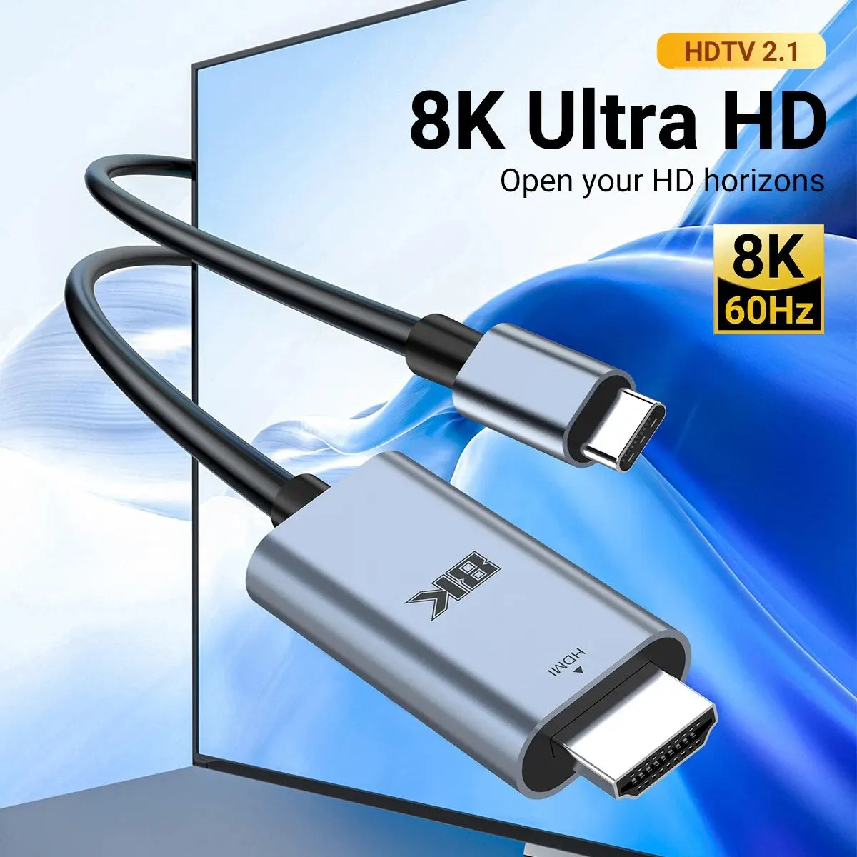 HDMI Cable Perfect for Streaming Gaming Support iPhone 15 Series Samsung S