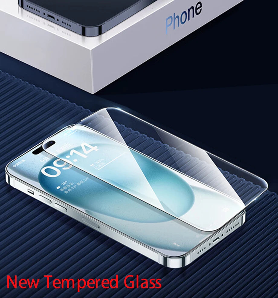 4Pcs Tempered Glass For iPhone Screen Protector